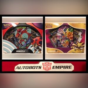 POKEMON ORBEETLE ALAKAZAM V SET TCG Cards Elite Pikachu Charizard Fates Ex base